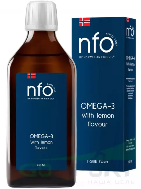 Омега-3 NFO Omega-3 1540 mg with lemon flavour 250 мл, Лимон Омега-3 NFO Omega-3 1540 mg with lemon flavour 250 мл, Лимон