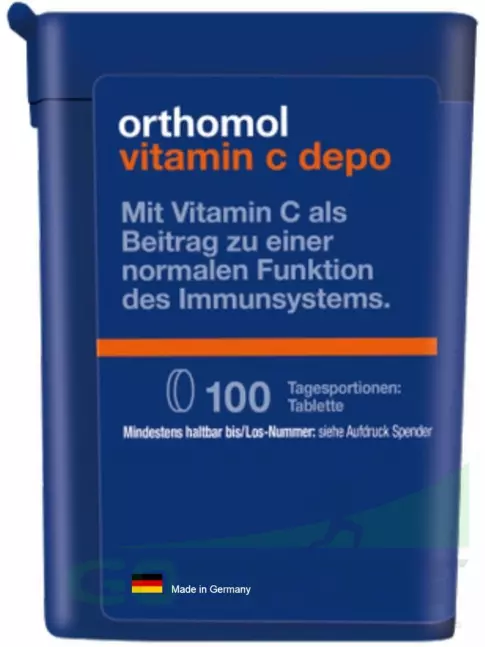 Витамин C Orthomol Vitamin C Depo 100 таблеток Витамин C Orthomol Vitamin C Depo 100 таблеток