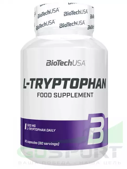 Триптофан BioTechUSA L-Tryptophan 500 mg 60 капсул