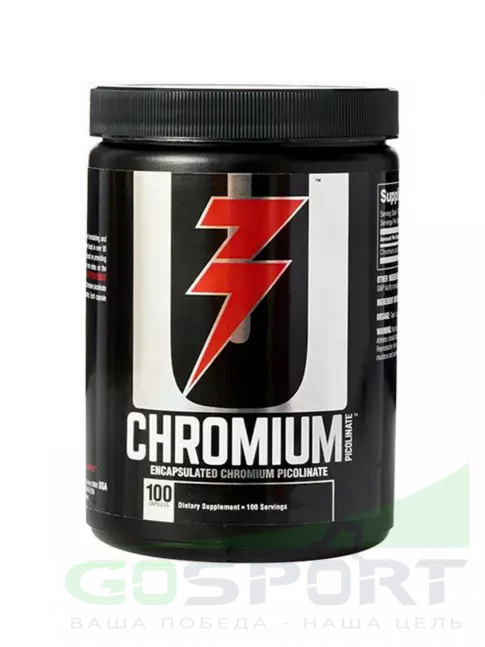 Хром UNIVERSAL NUTRITION Chromium picolinate 200 мг 100 капсул Хром UNIVERSAL NUTRITION Chromium picolinate 200 мг 100 капсул