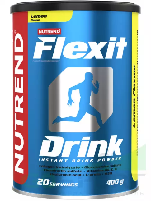Комплекс хондропротекторов NUTREND Flexit Drink 400 г, Лимон Комплекс хондропротекторов NUTREND Flexit Drink 400 г, Лимон