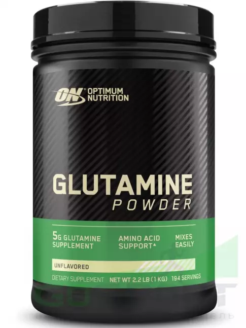 L-Глютамин Optimum Nutrition Glutamine Powder 1000 г, Натуральный L-Глютамин Optimum Nutrition Glutamine Powder 1000 г, Натуральный