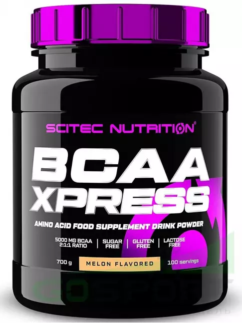 BCAA Scitec Nutrition BCAA Xpress 2:1:1 700 г, Дыня