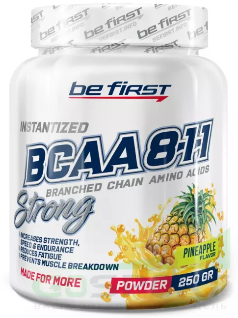 BCAA  8:1:1 Be First BCAA 8:1:1 Instantized powder 250 г, Ананас