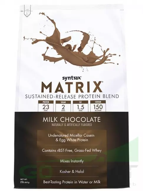 Комплексный протеин SYNTRAX Matrix 2 lbs 907 г, Молочный шоколад