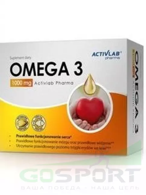 Омега-3 ActivLab Omega 3 1000 mg 60 капсул