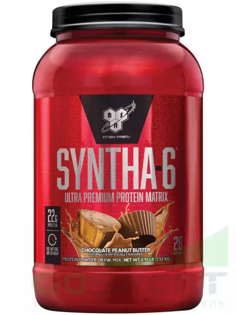 Комплексный протеин BSN SYNTHA-6 1320 г, Шоколадное арахисовое масло