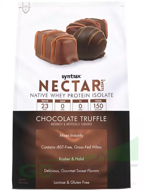 Изолят протеина SYNTRAX Nectar Sweets 907 г, Шоколадный трюфель Изолят протеина SYNTRAX Nectar Sweets 907 г, Шоколадный трюфель