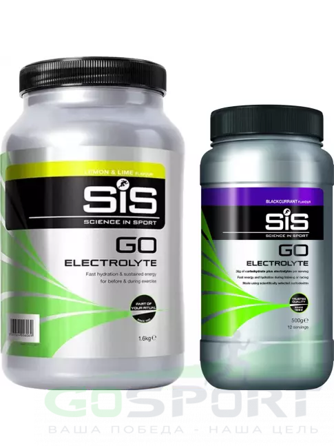 Изотоник SCIENCE IN SPORT (SiS) GO Electrolyte Powder 1x500 г, 1x1600 г, Лимон-Лайм, Черная смородина Изотоник SCIENCE IN SPORT (SiS) GO Electrolyte Powder 1x500 г, 1x1600 г, Лимон-Лайм, Черная смородина
