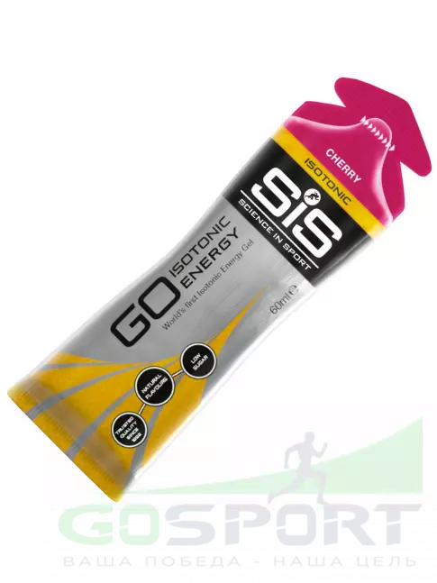 Гель питьевой SCIENCE IN SPORT (SiS) GO Isotonic Energy Gels 7 x 60 мл, Вишня