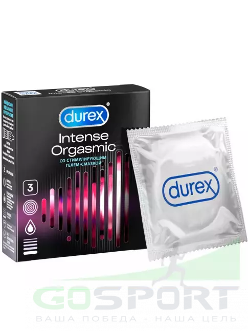 Презервативы Durex Intense Orgasmic 3 шт Презервативы Durex Intense Orgasmic 3 шт