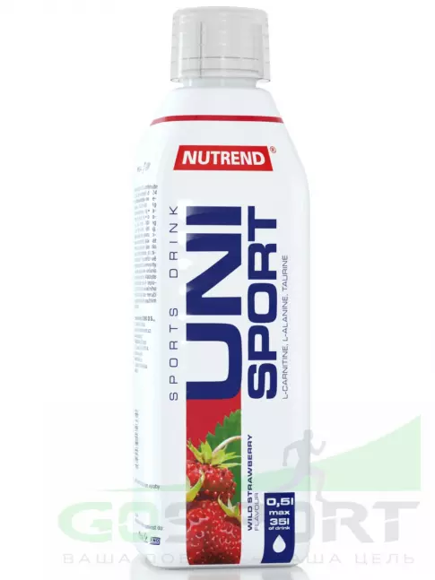 Изотоник NUTREND Unisport 500 мл, Лесная клубника Изотоник NUTREND Unisport 500 мл, Лесная клубника