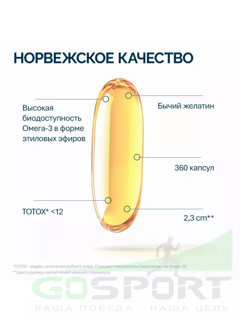 Омега-3 NFO Omega-3 Forte 620 mg 360 капсул Омега-3 NFO Omega-3 Forte 620 mg 360 капсул