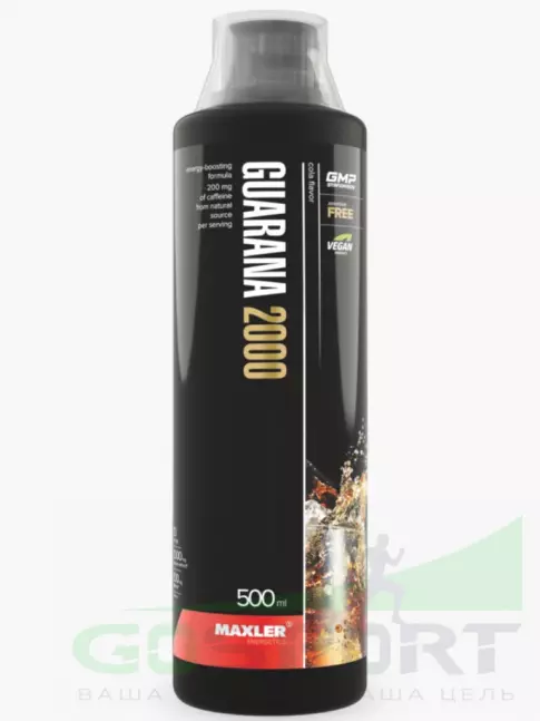 Гуарана MAXLER Guarana 2000 500 мл, Кола Гуарана MAXLER Guarana 2000 500 мл, Кола