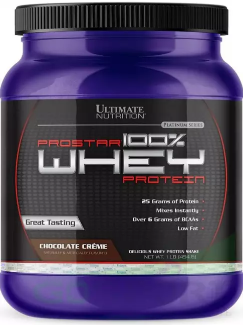 Сывороточный протеин Ultimate Nutrition Prostar Whey 454 г, Шоколадный крем Сывороточный протеин Ultimate Nutrition Prostar Whey 454 г, Шоколадный крем