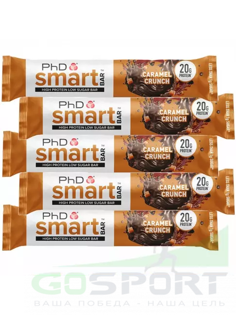 Протеиновый батончик PhD Nutrition Smart Bar 5 x 64 г, Карамель