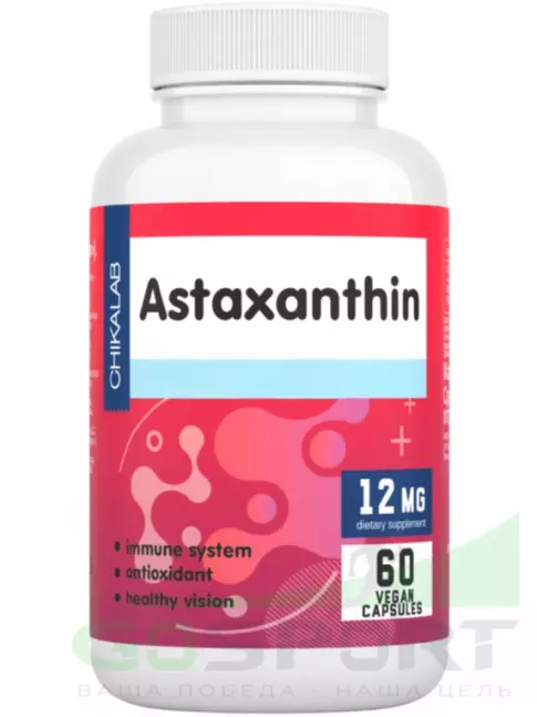 Для зрения Chikalab Astaxanthin 12 mg 60 веган капсул Для зрения Chikalab Astaxanthin 12 mg 60 веган капсул