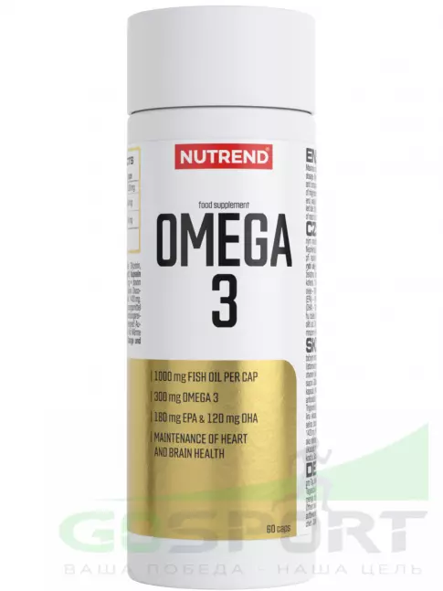 Омега-3 NUTREND Omega 3 60 капсул Омега-3 NUTREND Omega 3 60 капсул