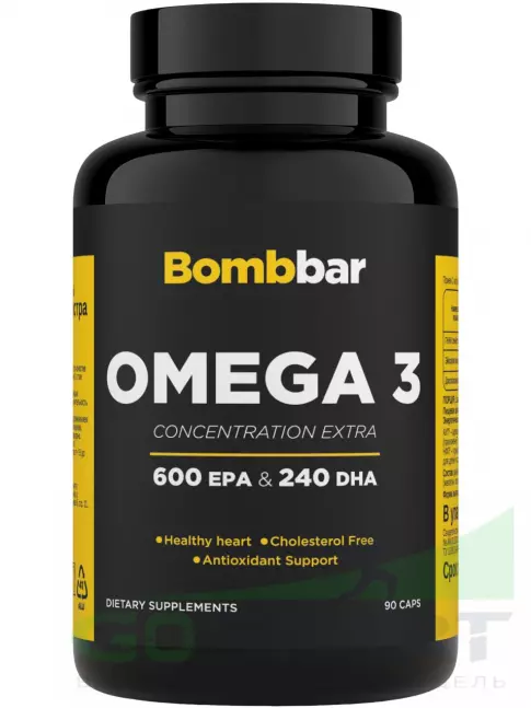 Омега-3 BombBar Omega 3 900 mg 90 капсул Омега-3 BombBar Omega 3 900 mg 90 капсул