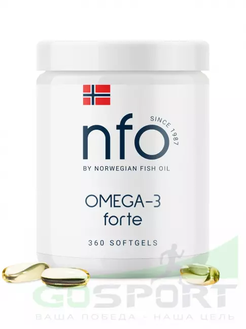 Омега-3 NFO Omega-3 Forte 620 mg 360 капсул Омега-3 NFO Omega-3 Forte 620 mg 360 капсул