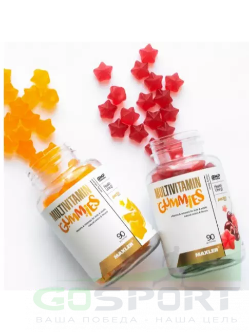 Витаминный комплекс MAXLER Multivitamin Gummies 90 мармеладок, Вишня Витаминный комплекс MAXLER Multivitamin Gummies 90 мармеладок, Вишня