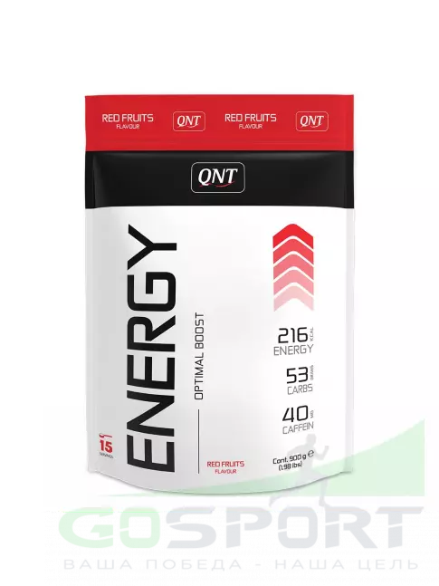 Изотоник QNT FULL ENERGY POWDER 900 г, Красные ягоды Изотоник QNT FULL ENERGY POWDER 900 г, Красные ягоды