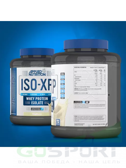 Сывороточный протеин APPLIED NUTRITION ISO-XP сывороточный изолят 1800 г, Ваниль Сывороточный протеин APPLIED NUTRITION ISO-XP сывороточный изолят 1800 г, Ваниль