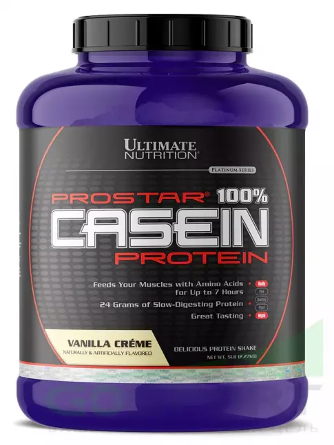 Казеиновый протеин Ultimate Nutrition PROSTAR 100% CASEIN 2270 г, Ванильный крем