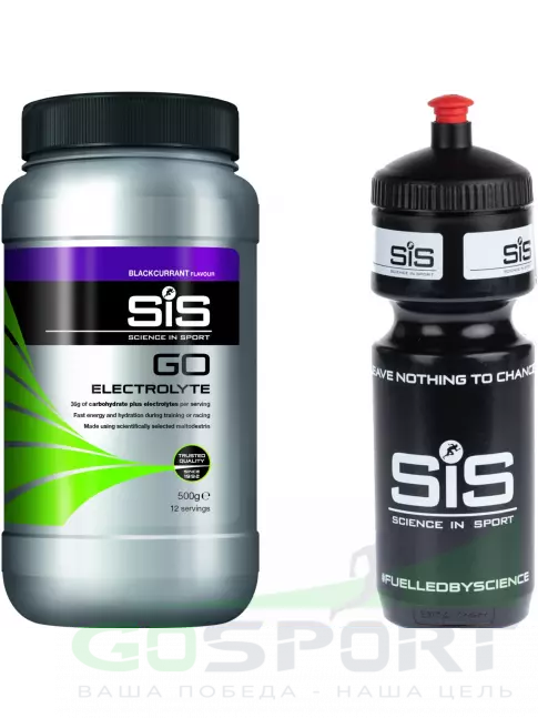 Изотоник SCIENCE IN SPORT (SiS) GO Electrolyte + Бутылочка черная Черная смородина №4 Изотоник SCIENCE IN SPORT (SiS) GO Electrolyte + Бутылочка черная Черная смородина №4