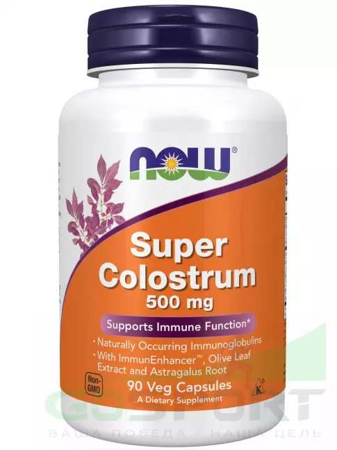 ЖКТ (Желудочно-Кишечный Тракт) NOW Foods Super Colostrum 500 mg 90 веган капсул ЖКТ (Желудочно-Кишечный Тракт) NOW Foods Super Colostrum 500 mg 90 веган капсул