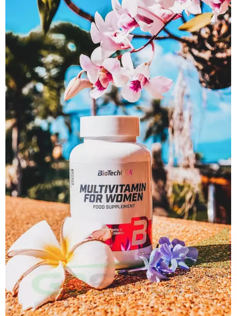 Витамины для женщин BioTechUSA Multivitamin For Women ДУБЛЬ 60 таблеток