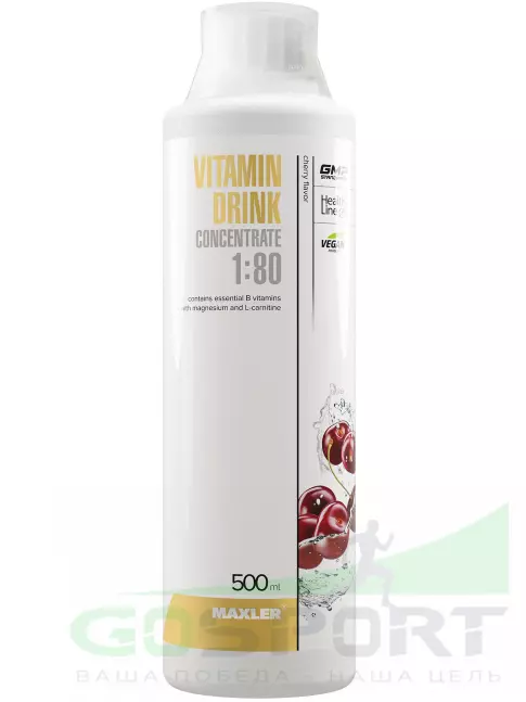 Витаминный комплекс MAXLER Vitamin Drink Concentrate 500 мл, Вишня Витаминный комплекс MAXLER Vitamin Drink Concentrate 500 мл, Вишня