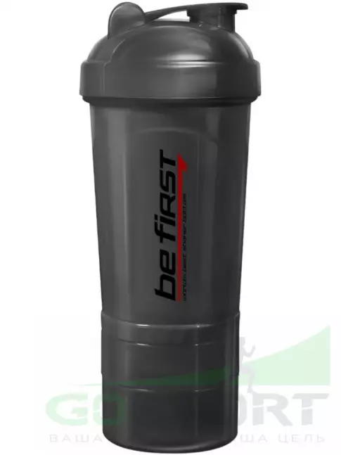 Шейкер 600 мл Be First Shaker 3in1 TS1352 500 мл, Серый Шейкер 600 мл Be First Shaker 3in1 TS1352 500 мл, Серый