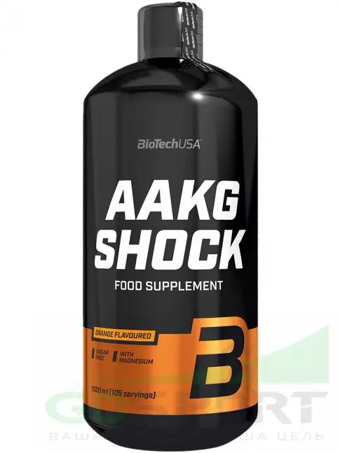 Аргинин / AAKG BioTechUSA AAKG Shock 1000 мл, Апельсин