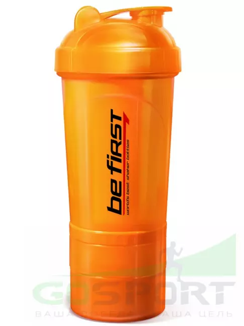 Шейкер 600 мл Be First Shaker 3in1 TS1352 500 мл, Оранжевый Шейкер 600 мл Be First Shaker 3in1 TS1352 500 мл, Оранжевый