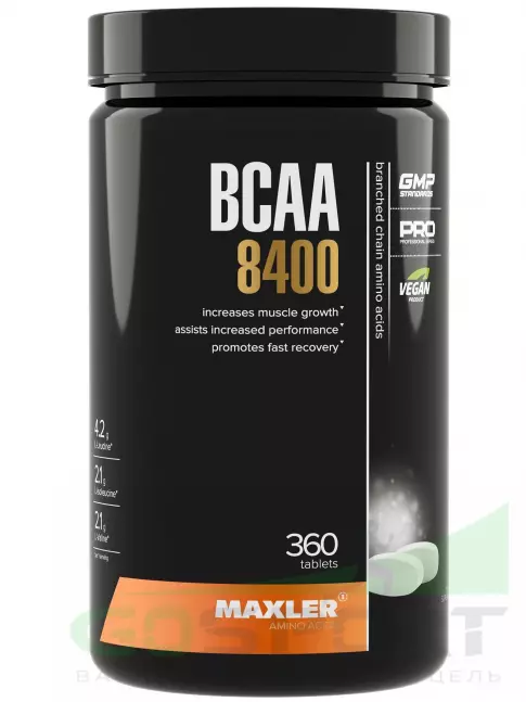 BCAA MAXLER BCAA 8400 mg 2:1:1 360 таблеток BCAA MAXLER BCAA 8400 mg 2:1:1 360 таблеток
