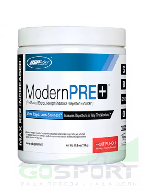 Предтреник в порошке MODERN SPORTS NUTRITION Modern PRE+ 384 г, Арбуз Предтреник в порошке MODERN SPORTS NUTRITION Modern PRE+ 384 г, Арбуз