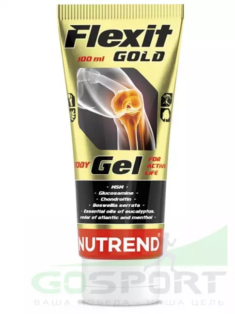 Мази и гели NUTREND Флексит Голд Гель (ментол) 100 мл Мази и гели NUTREND Флексит Голд Гель (ментол) 100 мл