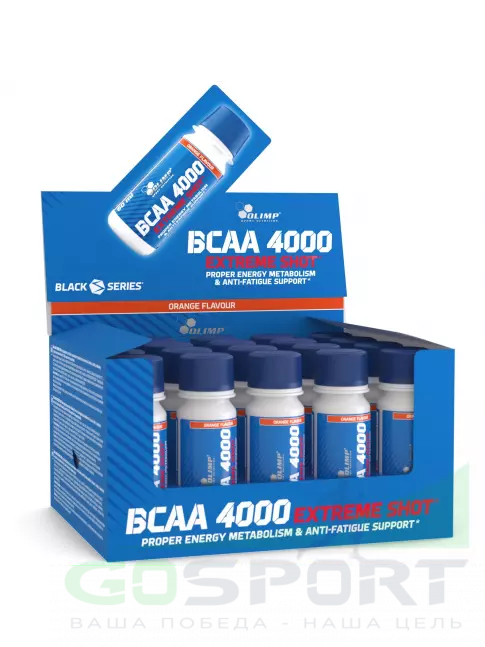 BCAA OLIMP BCAA 4000 Extreme Shot 2:1:1 20х60 мл BCAA OLIMP BCAA 4000 Extreme Shot 2:1:1 20х60 мл