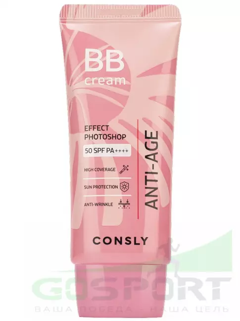 BB-кремы CONSLY BB крем PHOTOSHOP Snail + Peptides Anti-Aging BB cream 50 мл BB-кремы CONSLY BB крем PHOTOSHOP Snail + Peptides Anti-Aging BB cream 50 мл