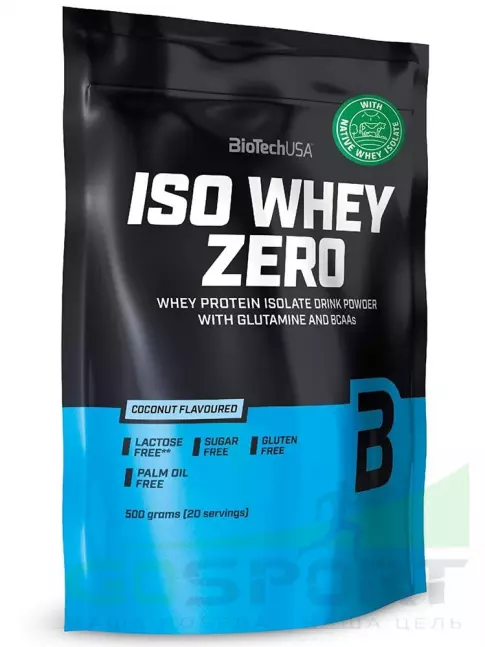 Изолят протеина BioTechUSA Iso Whey Zero 500 г, Кокос