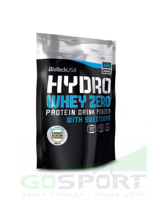 Изолят протеина BioTechUSA Hydro Whey Zero 454 г, Клубника Изолят протеина BioTechUSA Hydro Whey Zero 454 г, Клубника
