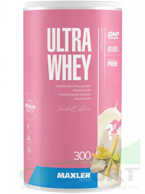 Сывороточный протеин MAXLER Ultra Whey 300 г, Секретный вкус