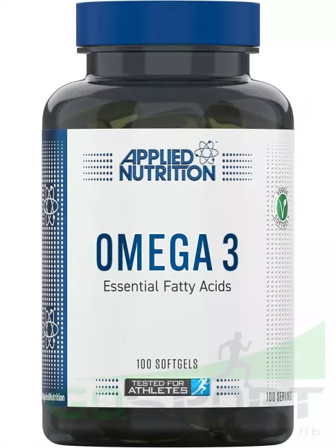 Омега-3 APPLIED NUTRITION Omega 3 Fish Oil 1000mg 100 мягких капсул Омега-3 APPLIED NUTRITION Omega 3 Fish Oil 1000mg 100 мягких капсул