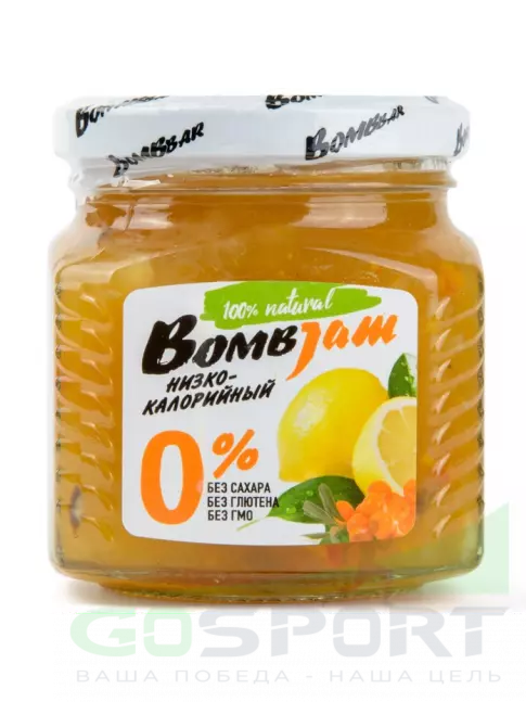 Диетический продукт BombBar BombJam 0% 250 г, облепиха-лимон
