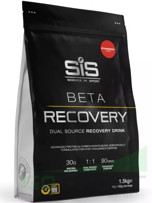 Восстановление SCIENCE IN SPORT (SiS) BETA RECOVERY 1500 г, Клубника Восстановление SCIENCE IN SPORT (SiS) BETA RECOVERY 1500 г, Клубника