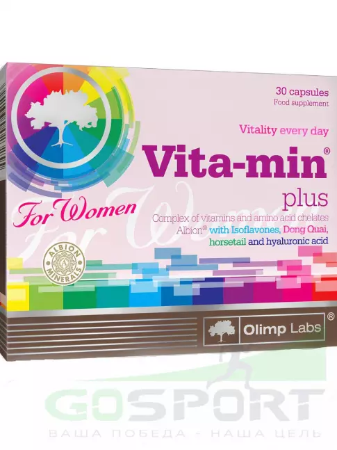 Витаминный комплекс OLIMP Vita-Min Plus for Women 30 капсул