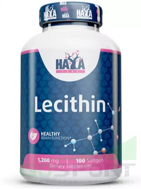 Лецитин Haya Labs Lecithin 1200 mg 100 гелевых капсул Лецитин Haya Labs Lecithin 1200 mg 100 гелевых капсул