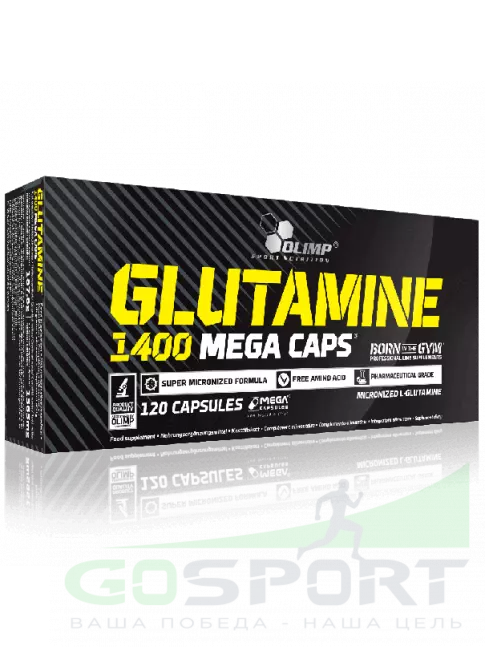 L-Глютамин OLIMP GLUTAMINE 1400 MEGA CAPS 120 капсул, Нейтральный L-Глютамин OLIMP GLUTAMINE 1400 MEGA CAPS 120 капсул, Нейтральный