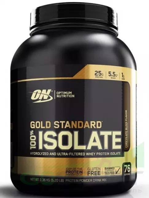 Изолят протеина Optimum Nutrition 100% Isolate Gold Standard 2360 г, Пирожное с помадкой